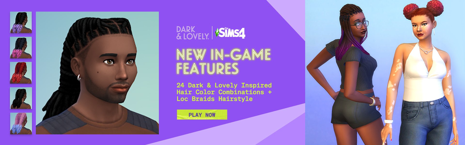 SSC Play In Color LP  BANNER 3 D