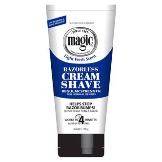 magic shave regular strength cream