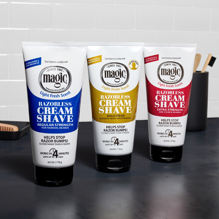 Razorless Shaving Cream for Bald Head SoftSheen Carson